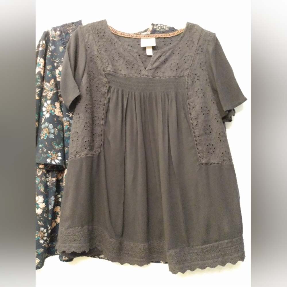 2 Knox Rose blouses.